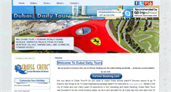 Desktop Screenshot of dubaidailytours.com