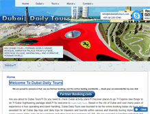 Tablet Screenshot of dubaidailytours.com